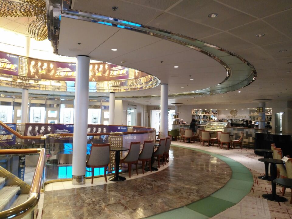 公司开始涉足船舶配员领域的最高业务---豪华邮轮！